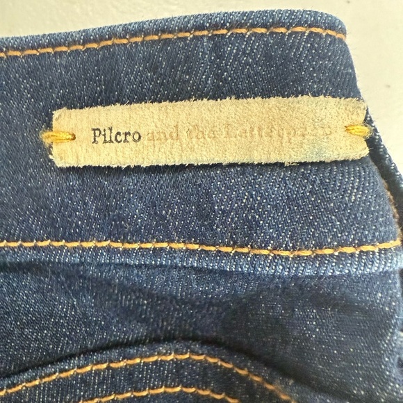 Pilcro And the Letter Press Skinny Jeans Women's Size 26 Blue Low Rise 5-Pocket - Picture 5 of 8